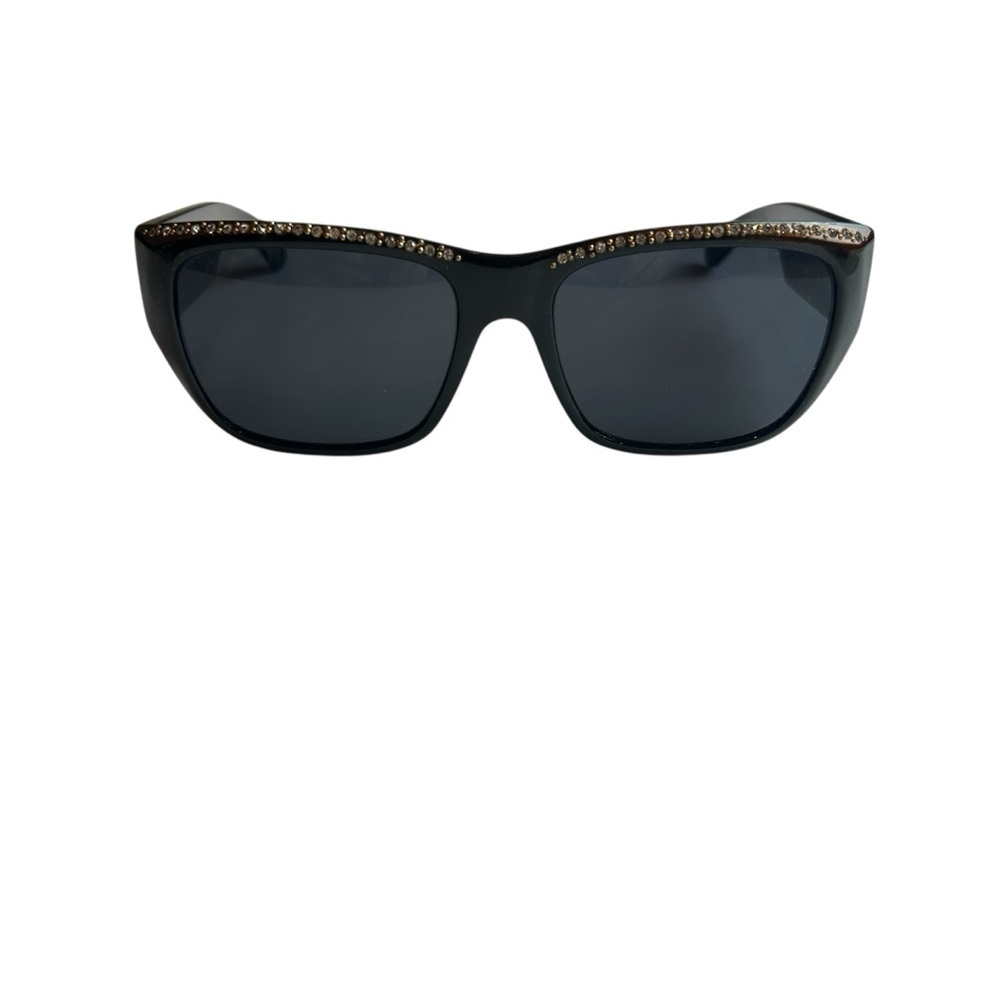 Rhinestone Upper Vintage Black Women's Sunglasses